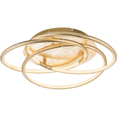 Afbeelding van Globo plafonniere Barna goud luminium 50 cm ingebouwde LED module 67828 30G