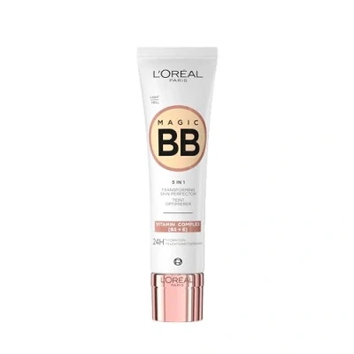 Image de L’Oréal Paris BB Crème C’est Magic Perfecteur de Teint 5 en 1 Teintée Hydratante 24H Tous Types Peaux Couvrance Légère et Naturelle SPF 11 Teinte : Clair (02) 30 ml