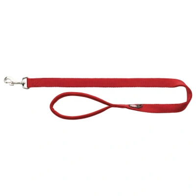 Afbeelding van Trixie Premium Looplijn Rood Hondenriem 180x1.5 cm