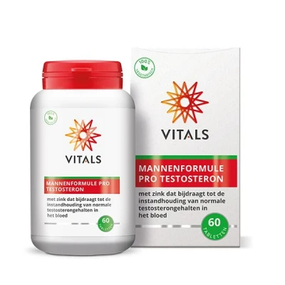 Afbeelding van Vitals Mannenformule Pro Testosteron 60 tabletten