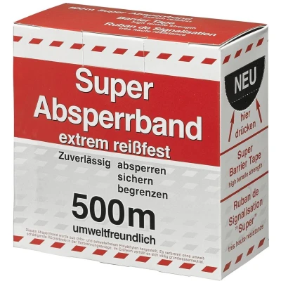 Afbeelding van kwb 951855 Afzetlint Folie afsluitband, 500 m