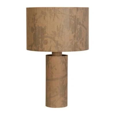 Afbeelding van Searchlight Isla Tafellamp Ø 30 X 49 Cm Bruin En Zwart
