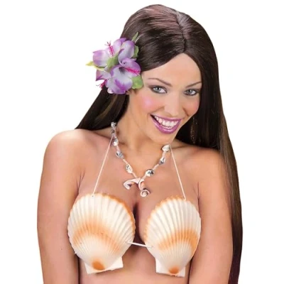 Afbeelding van WIDMANN Schelpen hawaii bikini top voor dames Accessoires &gt; Panty&#039;s en kousen