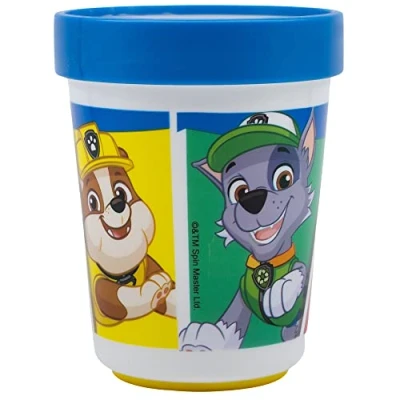 Image de Stor GOBELET PREMIUM BICOLORE ANTIDÉRAPANT 260 ML PAW PATROL PUP POWER