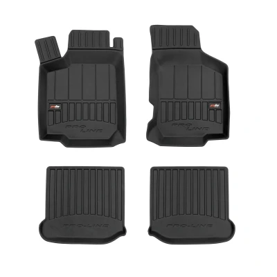 Afbeelding van FROGUM 3D408142 Vloermatset Rubber voor en achter 4 Zwart