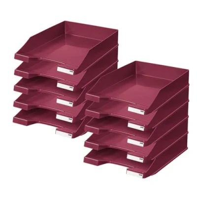Afbeelding van Han Karma brievenbak, geschikt voor ft A4/C4, eco rood 10 stuks