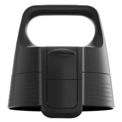 Afbeelding van SIGG WMB One Top 2 Reservedop voor waterfles, met één hand te bedienen en lekvrije sluiting, zwart, eenheidsmaat