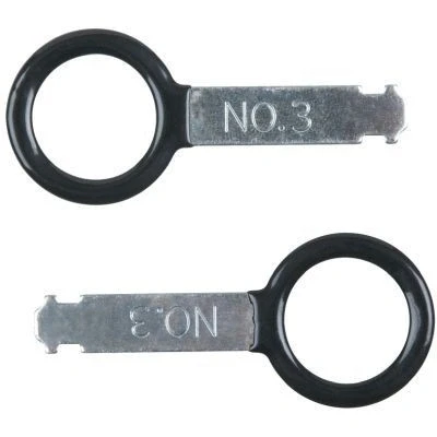 Afbeelding van KS Tools, Voertuig gereedschap, Ontgrendelingsgereedschap voor radio/navigatieapparatuur, VW, 2 stuks.