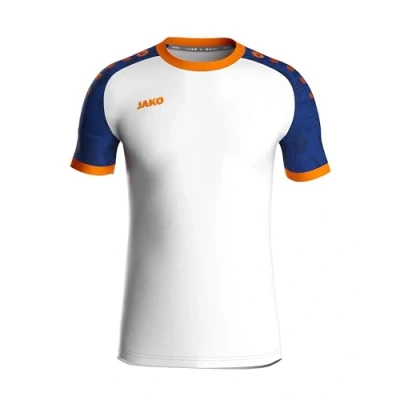 Afbeelding van JAKO Iconic Sport Tshirt, Heren, Maat: 46/48, Weiß/sport royal/neonorange
