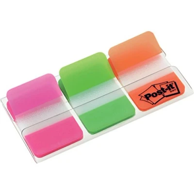 Image de index Post it 66 rigides couleurs vives 25x44mm