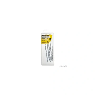 Afbeelding van Deltafix spaanplaatschroef platkop / kruiskop verzinkt 6.0 x 120mm 5 st.