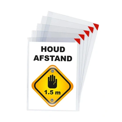 Image de Tarifold Poches Kang Pvc Repositionnables A4 Sachet De 5