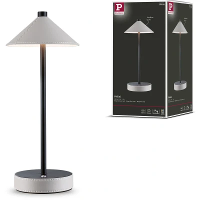Afbeelding van Paulmann Pellini 71176 Tafellamp met accu LED 2 W Zwart (mat), Beige