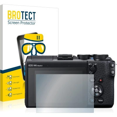 Afbeelding van BROTECT Screenprotector voor Canon EOS M6 Mark II Folie Beschermfolie Beschermglas transparant