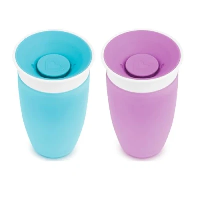 Image de Munchkin Tasse Miracle 360 Bleue/Violette, lot de 2