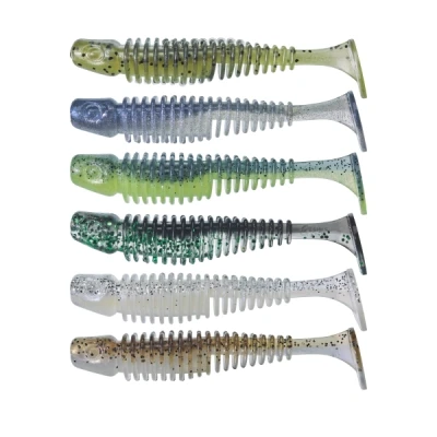 Afbeelding van Gunki Tipsy SXL Clear Water Box Shads 7.6cm (4.10g) (120 Stuks) Shad