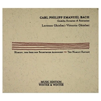 Afbeelding van Ghielmi, Lorenzo and Vittorio: Carl Philipp Emanuel Bach: Gamba Sonatas &amp; Fantasias [CD]
