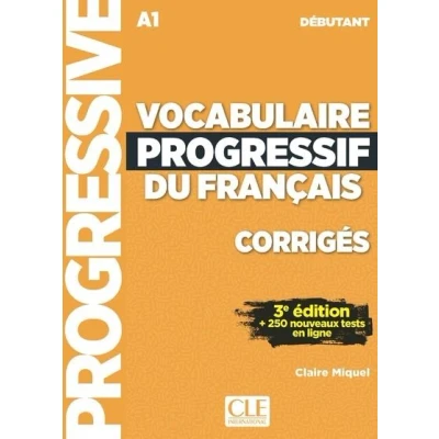 Image de Vocabulaire progressif niveau débutant Corrigés 3ED