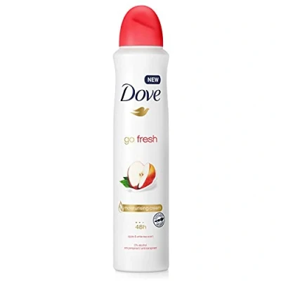 Afbeelding van Dove Go Fresh Apple &amp; White Tea Anti Transpirant Deodorant Spray 6 x 150 ml Voordeelverpakking