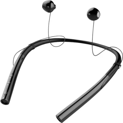 Afbeelding van Tie Studio TQ14 In Ear headset Sport Bluetooth Zwart Nekbeugel, Bestand tegen zweet, Volumeregeling
