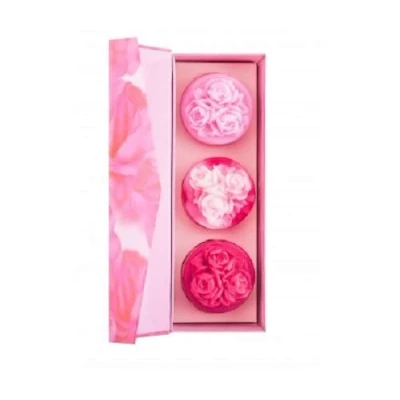 Afbeelding van Biofresh Giftset 3 rozen zeepjes 90 gr Rose of Bulgaria