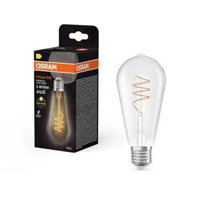 Afbeelding van OSRAM LED Vintage ST64 E27 3,4W 927 Spiraal gloeidraad helder
