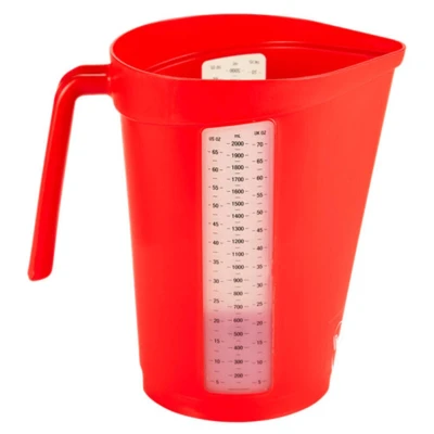 Afbeelding van Vikan Maatbekers Hygiene Maatbeker Rood 2ltr