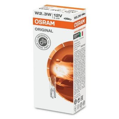 Afbeelding van Osram W2.3W Gloeilamp 12V W2x4.6d Original Line 10 Stuks