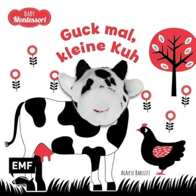 Afbeelding van Kontrastbuch für Babys: Guck mal, kleine Kuh
