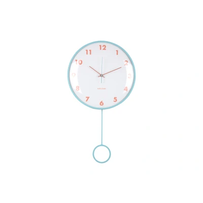 Afbeelding van Karlsson Wandklok Cheeky Dome Pendulum Zachtblauw