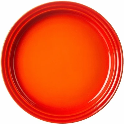 Afbeelding van Le Creuset Aardewerken Klein Bord In Oranjerood 22cm