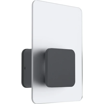 Afbeelding van EGLO Eredita Wandlamp Buiten LED 26 cm Antraciet/Wit