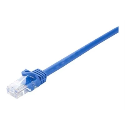 Image de V7 Cordon de raccordement RJ 45 (M) pour 2 m UTP CAT 6 moulé, sans crochet bleu