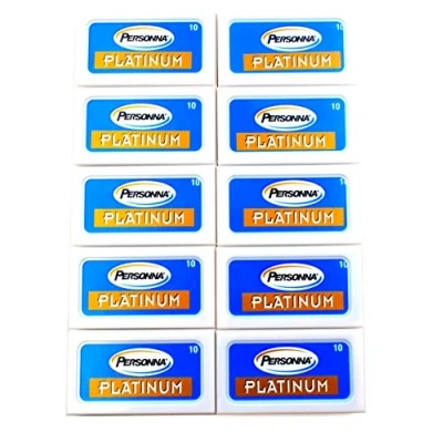 Afbeelding van 100 x Personna Platinum scheermesjes