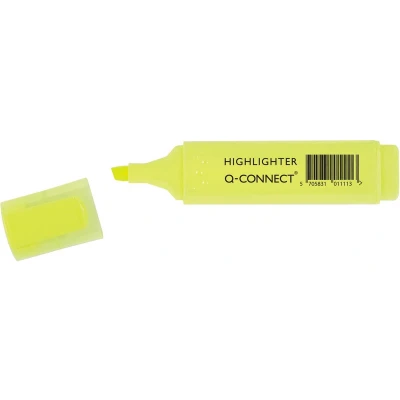 Afbeelding van Q CONNECT markeerstift, geel markeerstift