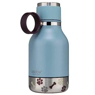 Afbeelding van Asobu Dog Bowl Bottle Stainless Blauw