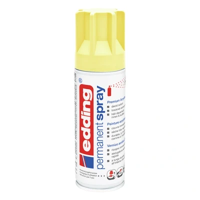 Image de Edding 5200 spray peinture acrylique permanent mat (200 ml) jaune pastel
