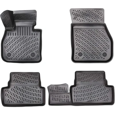 Afbeelding van ELMASLINE 3D Vloermatten voor CITROEN C3 AIRCROSS vanaf 2017 Rubberen automatten met extra hoge randen Auto accessoires