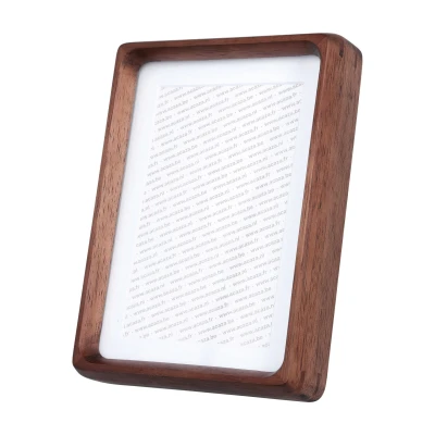 Afbeelding van ACAZA Fotolijst Fotokader 13x18 Matoa Hout Walnoot Kleur Fotolijsten Fotolijstje