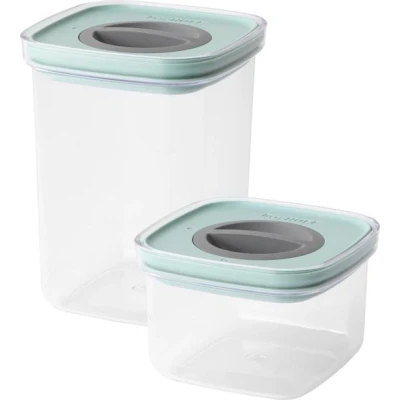 Afbeelding van LEO 2 delige smart seal voedselcontainer set Transparant