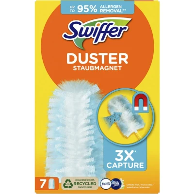 Afbeelding van 2e halve prijs: Swiffer Duster Trap &amp; Lock navullingen Met Een Geur Van Ambi Pur 7 stuks