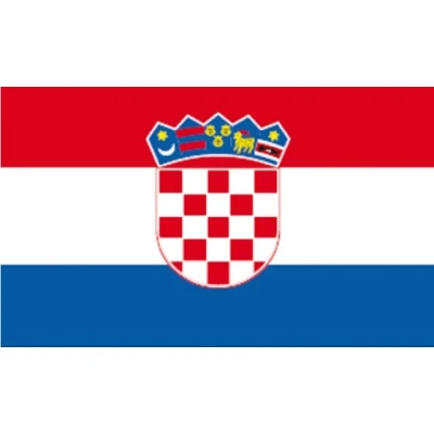 Afbeelding van Silerswaar Kroatische Vlag 20x30