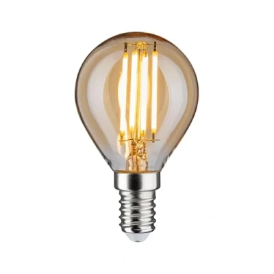 Afbeelding van Paulmann 28712 LED lamp Energielabel F (A G) E14 Kogel 4.7 W = 37 Goud (Ø x h) 45 mm 78 1 stuk(s)