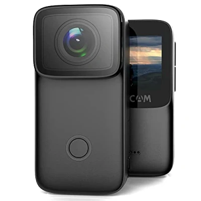 Afbeelding van SJCAM C200 Action Cam 4K 16MP wifi sportcamera, 5 m behuizing, waterdichte onderwatercamera, 6 assige beeldstabilisatie, motorcamera, onderwatercamcorder met accessoireset