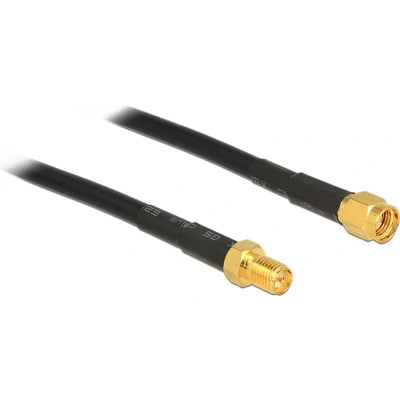 Afbeelding van RP SMA (m) (v) verlengkabel CFD200/RF200 50 Ohm / zwart 1 meter