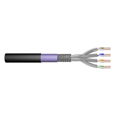 Afbeelding van Digitus DK 1741 VH 10 OD Netwerkkabel CAT 7 S/FTP 0.25 mm² Zwart (RAL 9005) 1000 m