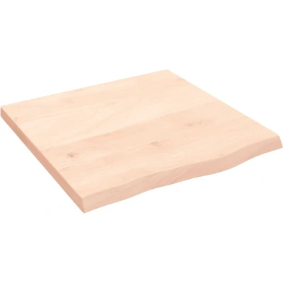 Afbeelding van Wastafelblad 60x60x4 cm onbehandeld massief hout