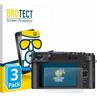 Afbeelding van BROTECT Screenprotector voor Leica D Lux 8 Folie Beschermfolie Beschermglas matte (3 Stuks)