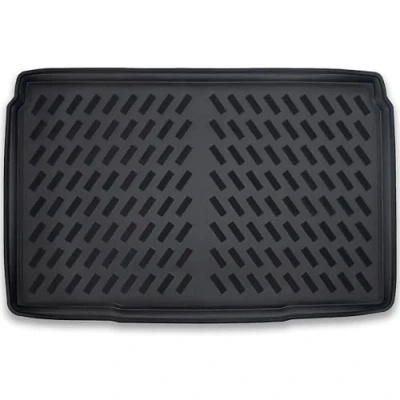 Afbeelding van ELMASLINE kofferbakmat voor Opel Corsa E (elektrisch) 2019 2024 Extra hoge rand van 5 cm 3D rubberen Accessoires