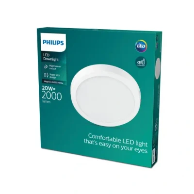 Afbeelding van Philips Magneos plafondlamp wit rond groot 20 W